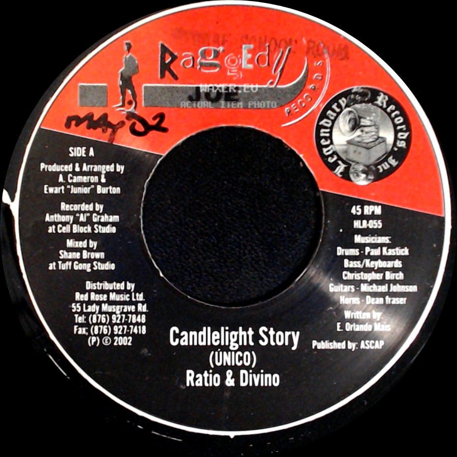 Ratio & Divino / Joe - Candlelight Story (Único) / Version side A