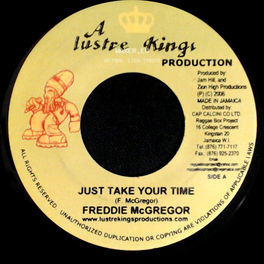 Freddie Mcgregor / Niyorah - Just Take Your Time / Globe All Warning side A