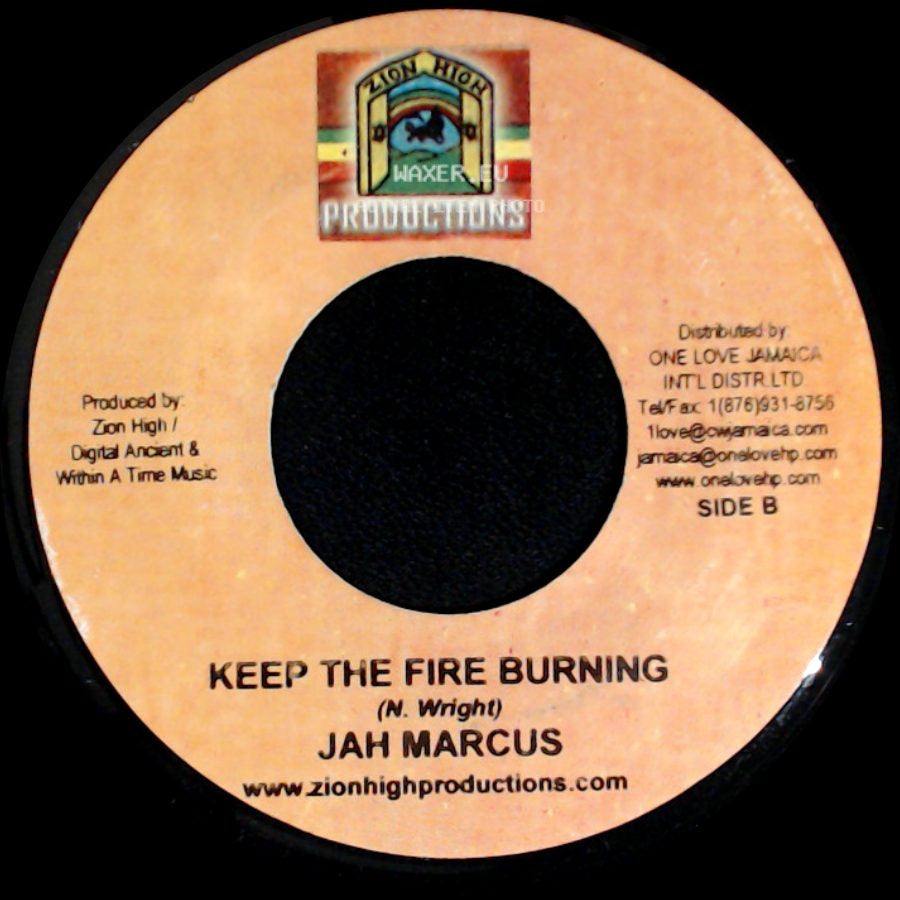 Alponcho / Jah Marcus - Musical Mission / Keep The Fire Burning side B