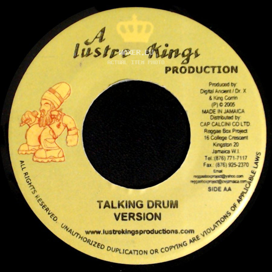 Determine & Rankin Scroo - Who Yuh / Talking Drum Version side B