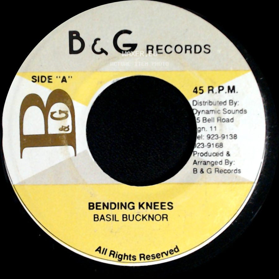 Basil Bucknor - Bending Knees / Version side A