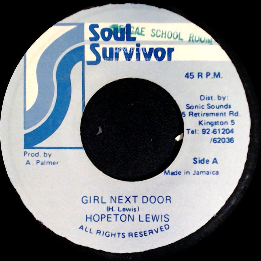 Hopeton Lewis - Girl Next Door / Version side A