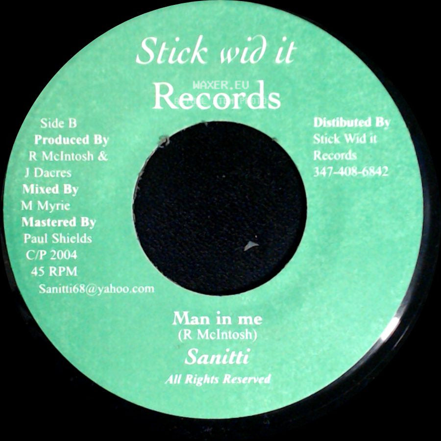 Jason Lyrics / Sanitti - Cool It Down / Man In Me side B
