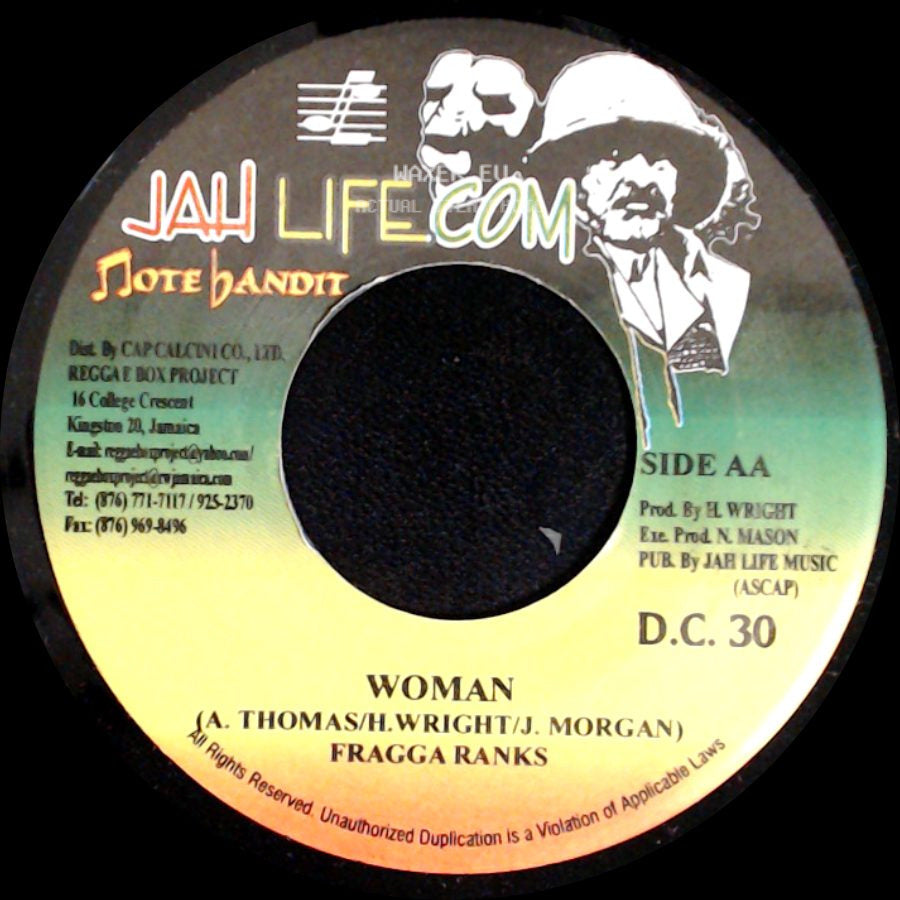 J.D. Smooth / Fragga Ranks - You Turn Me On / Woman side B