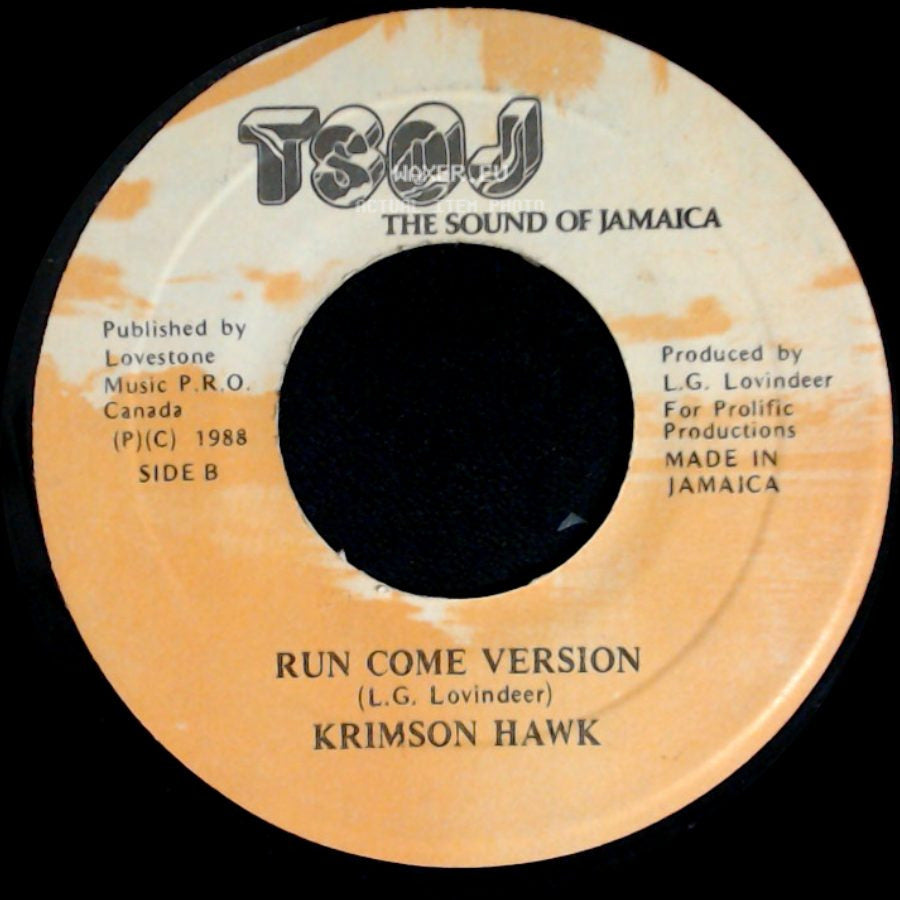 Admiral Bailey & Lovindeer / Krimson Hawk - Run Come Come / Run Come Version side B