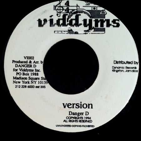 Danger D - Version / Intimidated By You side A