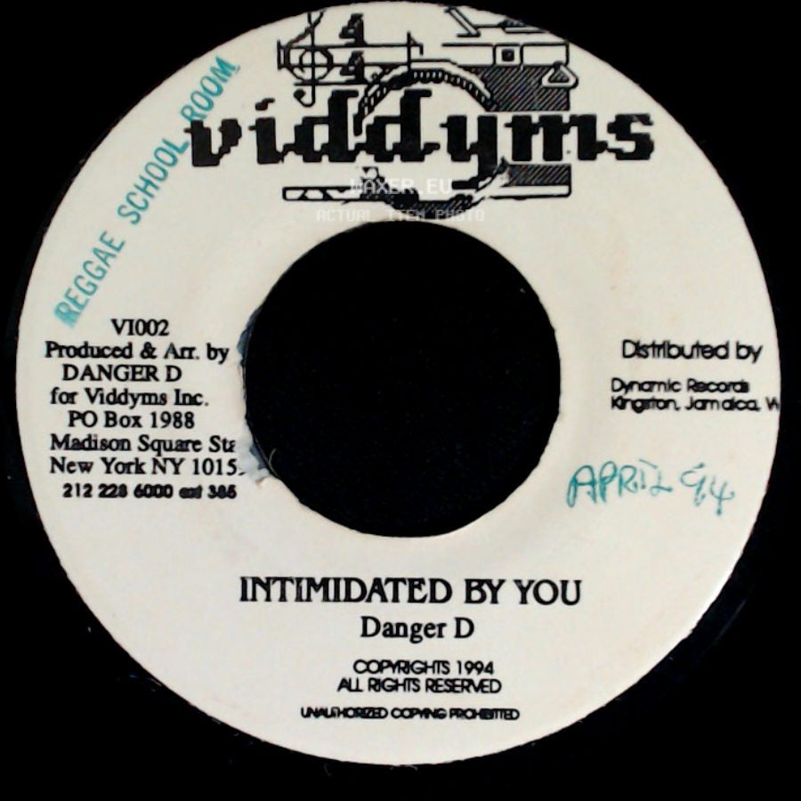 Danger D - Version / Intimidated By You side B