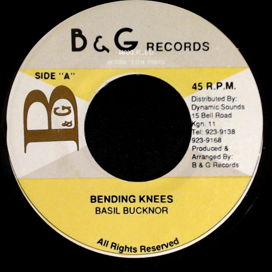 Basil Bucknor - Bending Knees / Version side A
