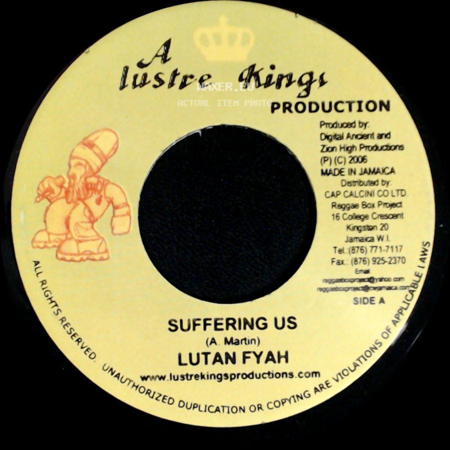 Lutan Fyah / Red Razor - Suffering Us / Version side A