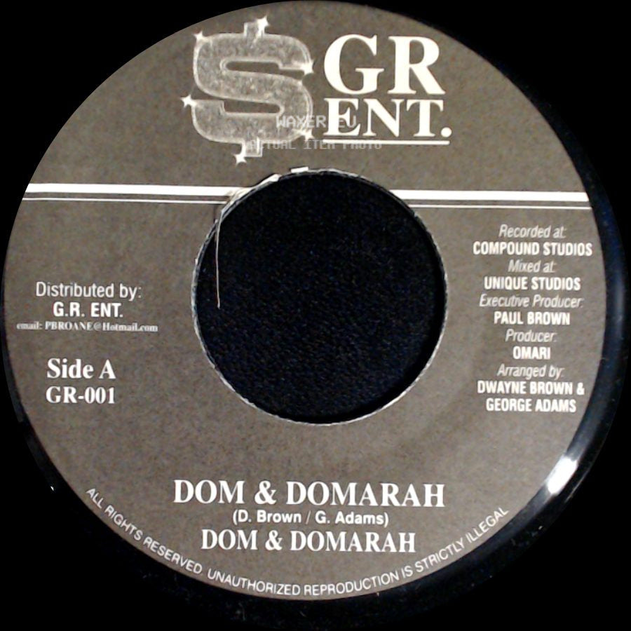 Dom & Domarah - Dom & Domarah / Version side A