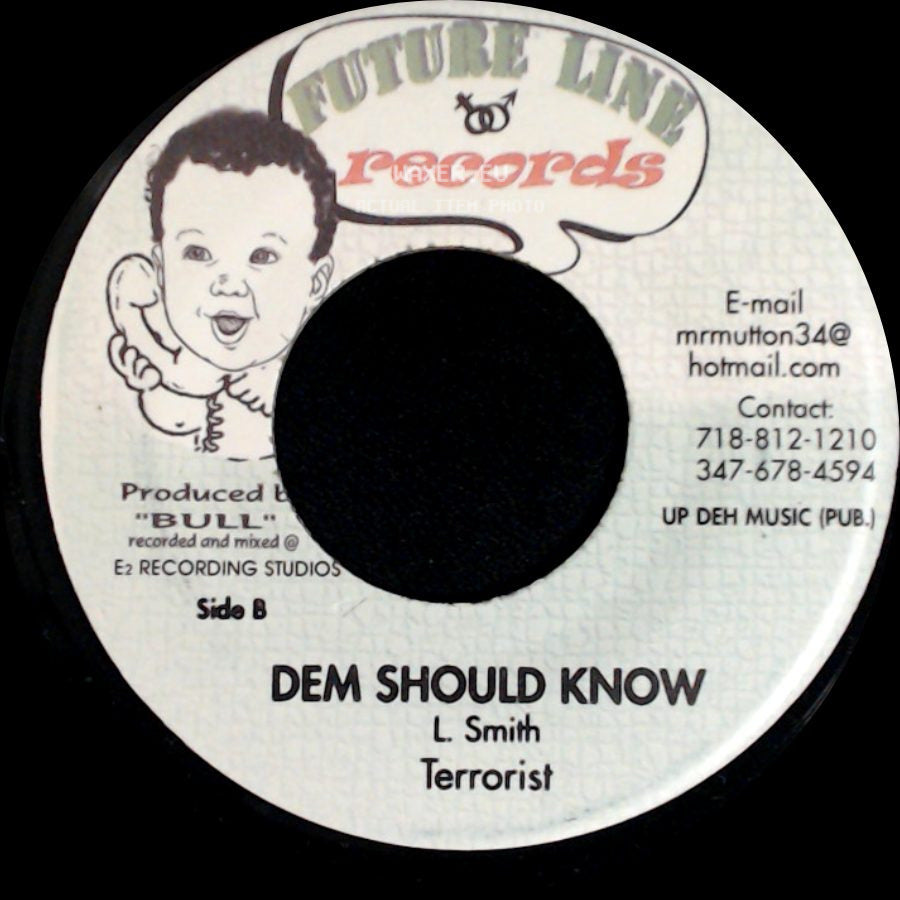Terry Ganzie / Terrorist - Bring It On / Dem Should Know side B