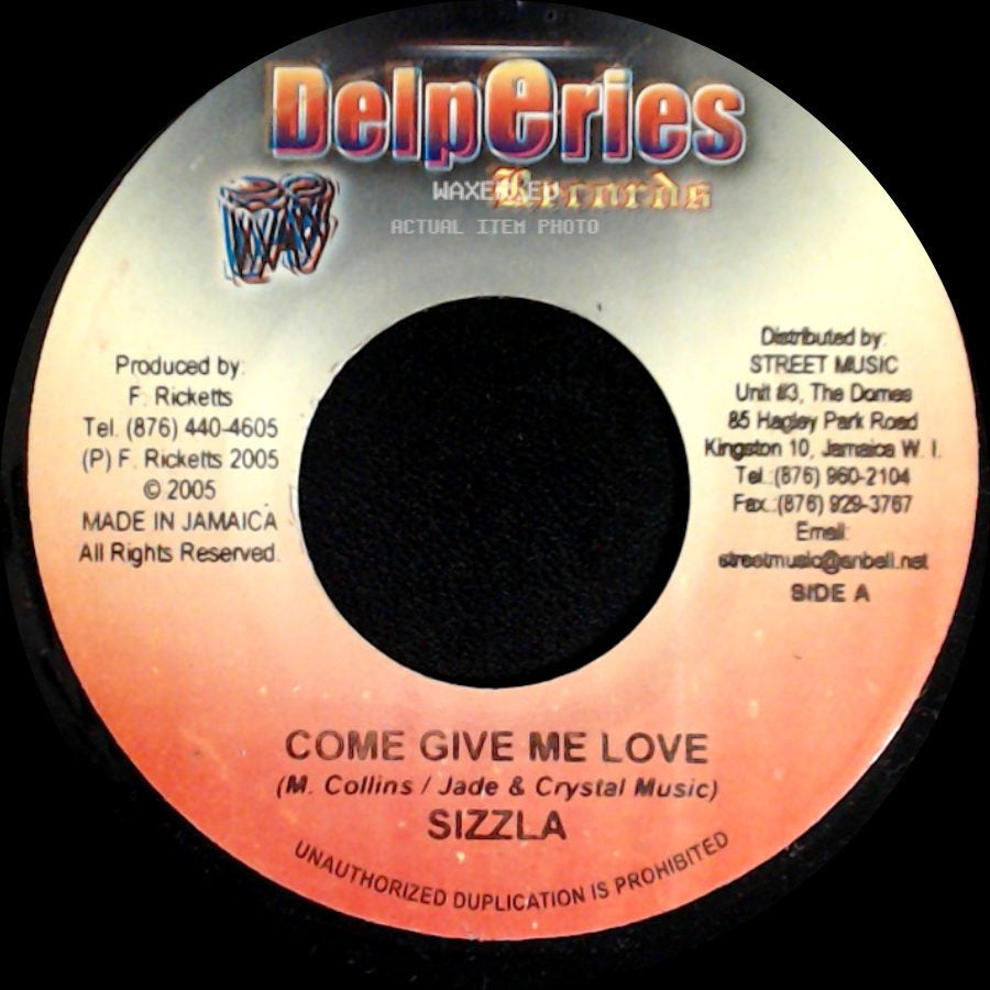 Sizzla / Danny (Firehouse)/4 Alone - Come Give Me Love / Hard Drugs Riddim side A