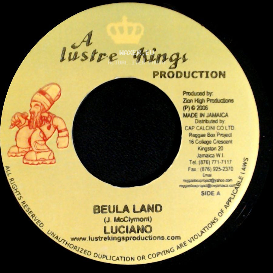 Luciano / Ras Attitude - Beula Land / All We Need Is Love side A
