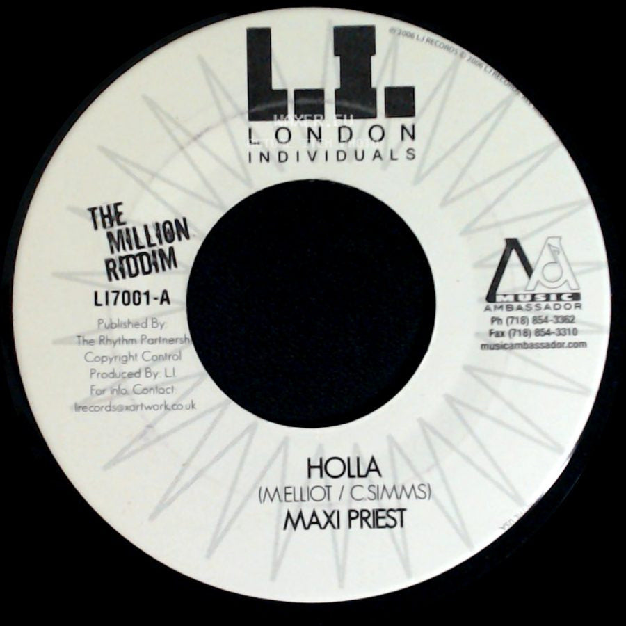 Maxi Priest / Callybud - Holla / Would You Like To Be A Victim side A