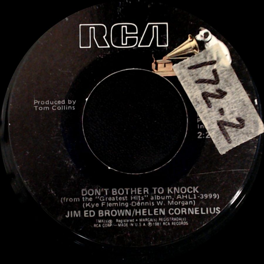 Jim Ed Brown/Helen Cornelius - Don't Bother To Knock / Dear Memory side A