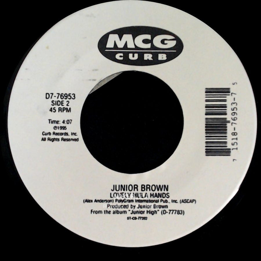 Junior Brown - Highway Patrol / Lovely Hula Hands side B