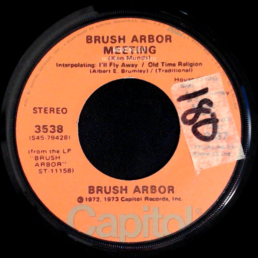 Brush Arbor - Bear Creek Dam / Meeting side B