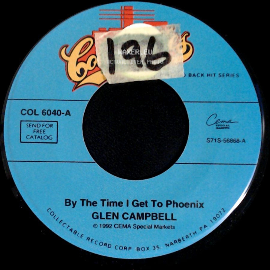 Glen Campbell - By The Time I Get To Phoenix / Gentle On My Mind side A