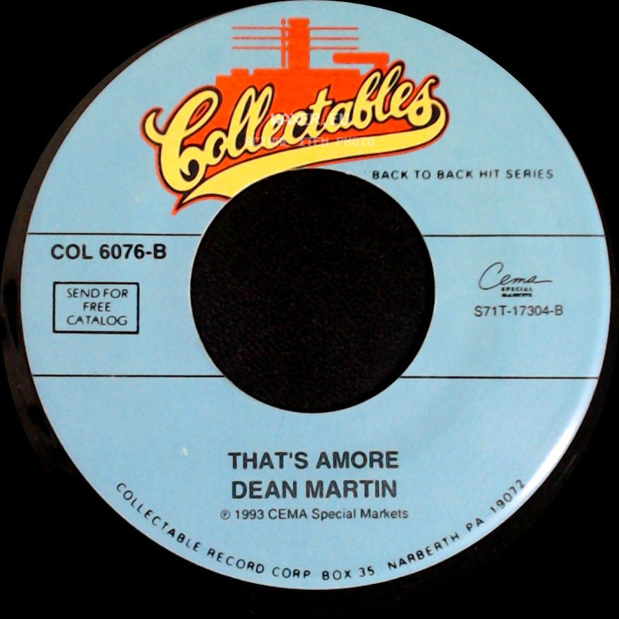 Dean Martin - Memories Are Made Of This / That's Amore side B