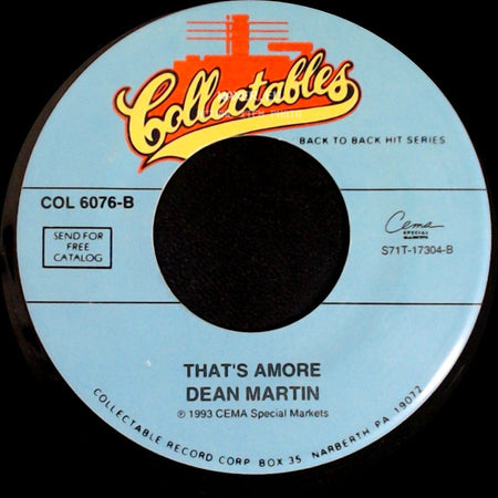 Dean Martin - Memories Are Made Of This / That's Amore side B