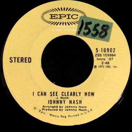 Johnny Nash - I Can See Clearly Now / How Good It Is side A