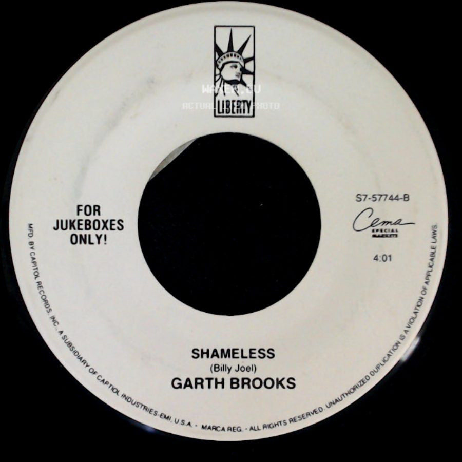 Garth Brooks - The Thunder Rolls / Shameless side B