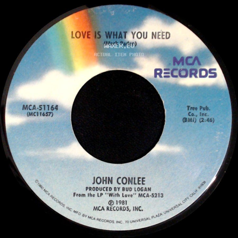John Conlee - Love Is What You Need / Miss Emily's Picture side A