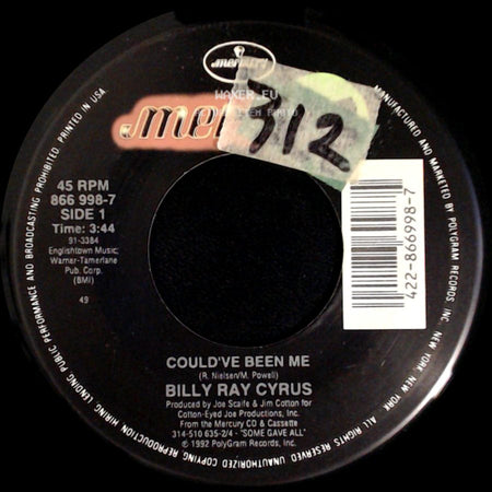 Billy Ray Cyrus - Could've Been Me / I'm So Miserable side A