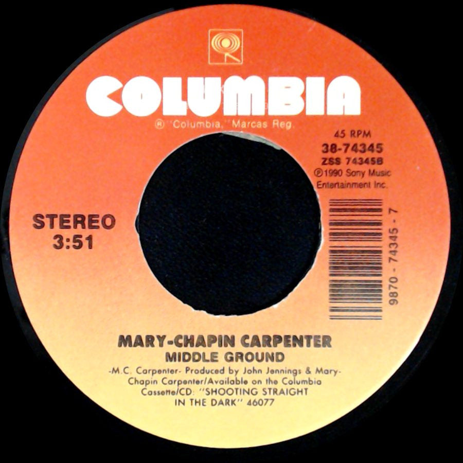 Mary-Chapin Carpenter - Middle Ground / I Feel Lucky side A