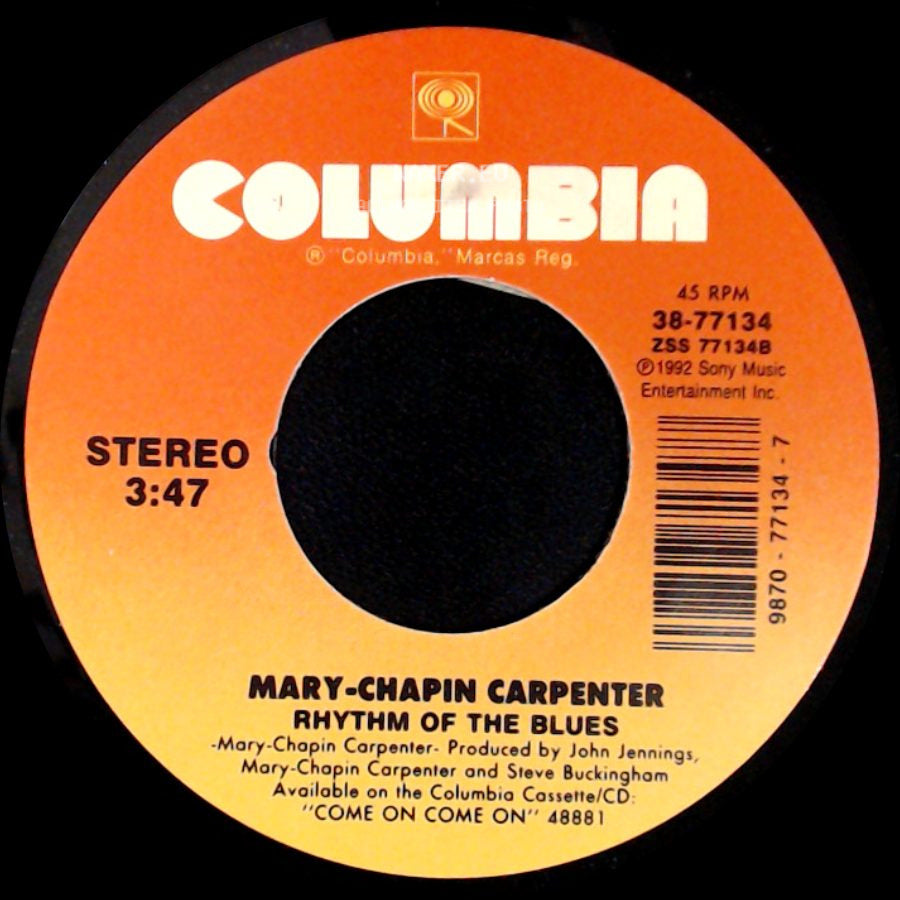 Mary-Chapin Carpenter - Rhythm Of The Blues / The Bug side A