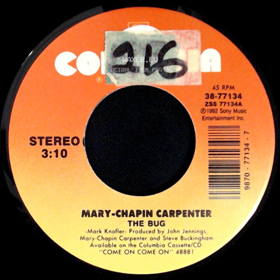 Mary-Chapin Carpenter - Rhythm Of The Blues / The Bug side B