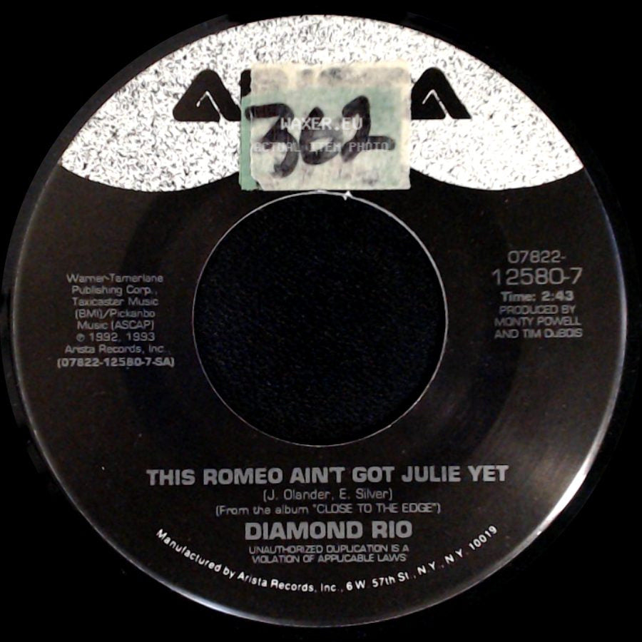 Diamond Rio - This Romeo Ain't Got Julie Yet / I Was Meant To Be With You side A