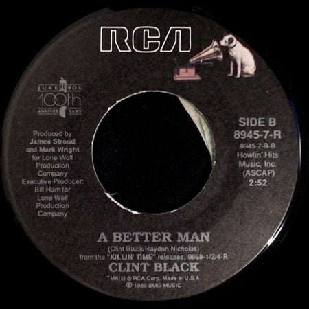 Clint Black - Killin' Time / A Better Man side B