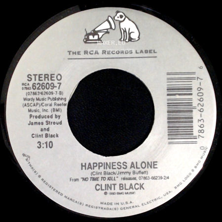Clint Black - Happiness Alone / No Time To Kill side A