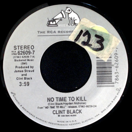 Clint Black - Happiness Alone / No Time To Kill side B