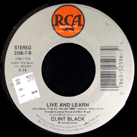 Clint Black - Live And Learn / Nothing's News side A