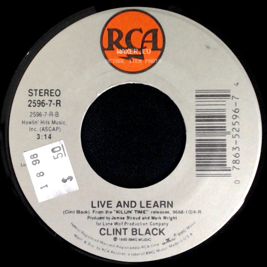 Clint Black - Live And Learn / Nothing's News side A