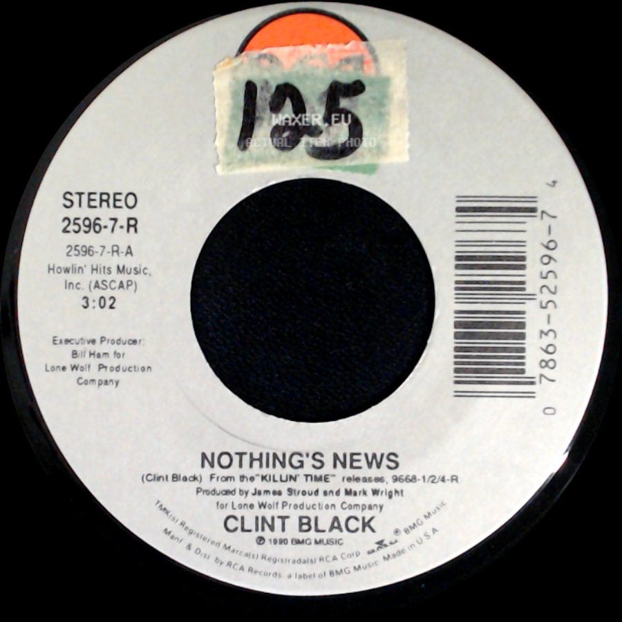Clint Black - Live And Learn / Nothing's News side B