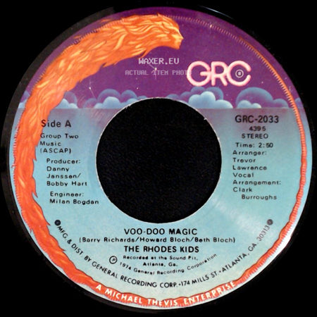 The Rhodes Kids - Voo-Doo Magic / I Need Your Lovin' side A
