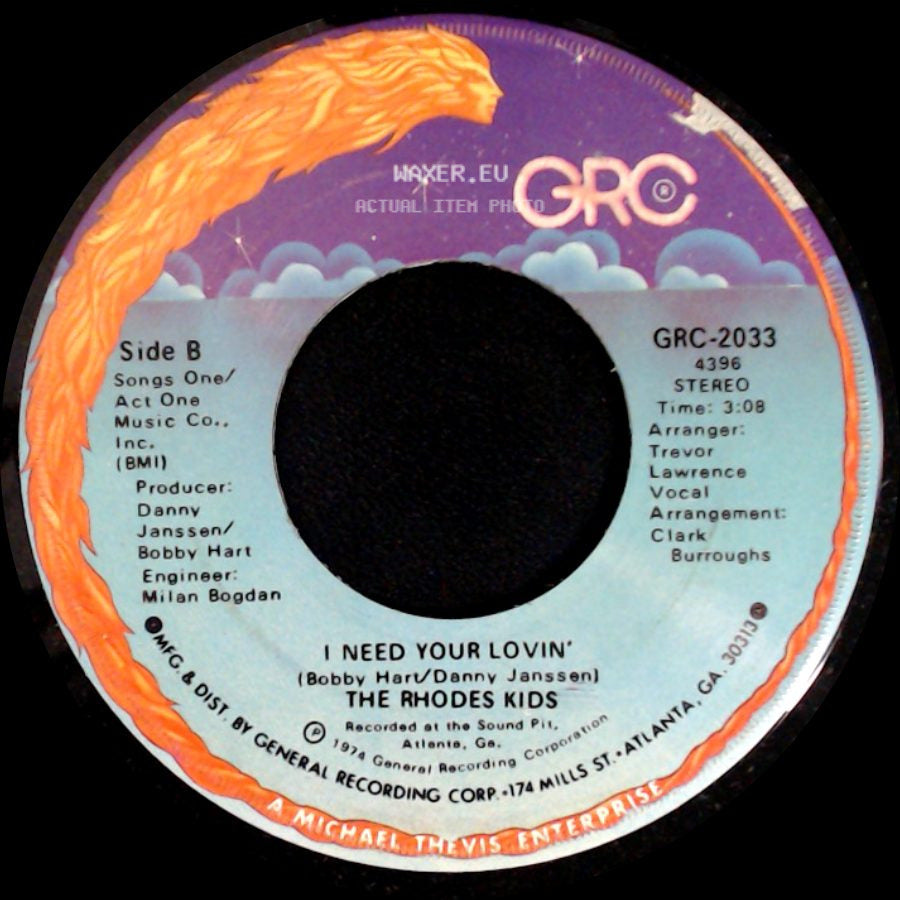 The Rhodes Kids - Voo-Doo Magic / I Need Your Lovin' side B