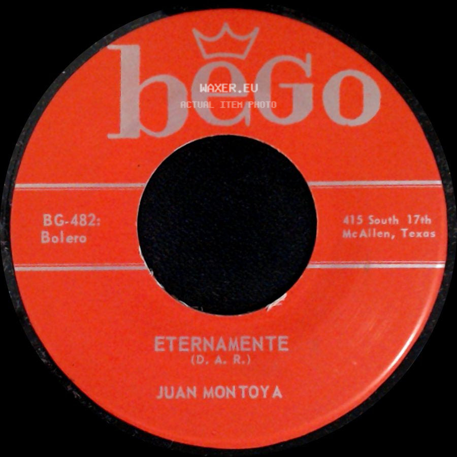 Juan Montoya - Canto Mi Dolor / Eternamente side B