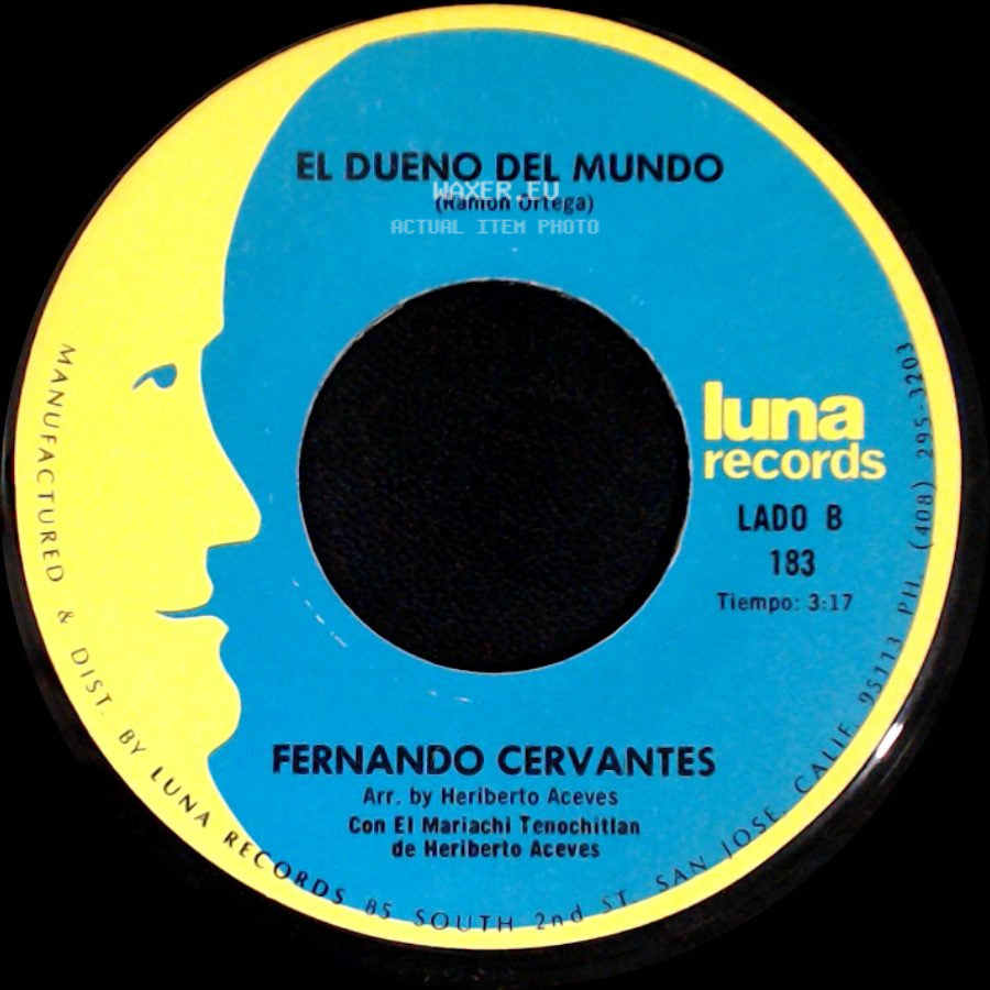 Fernando Cervantes - El Hijo Del Campo / El Dueno Del Mundo side B