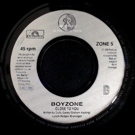 Boyzone - Coming Home Now (Radio Edit) / Close To You side B
