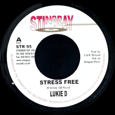 Lukie D / Stingray All Stars - Stress Free / Dub Control side A