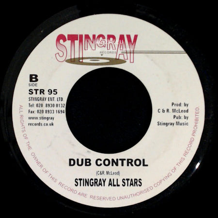 Lukie D / Stingray All Stars - Stress Free / Dub Control side B