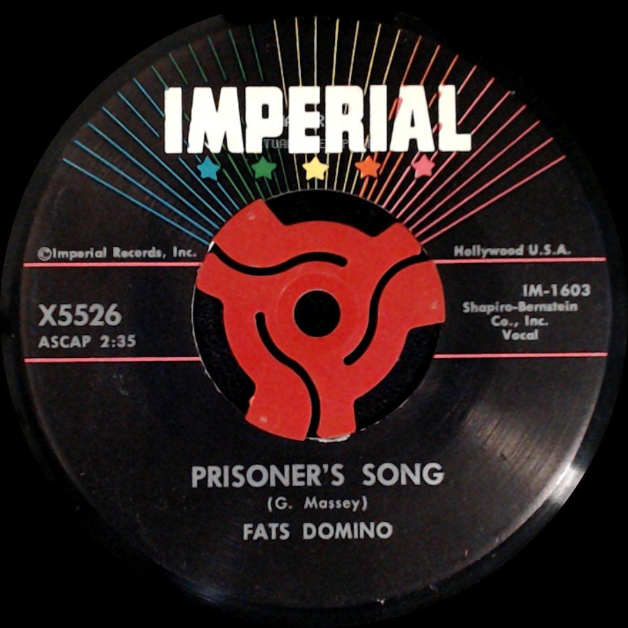 Fats Domino - Little Mary / Prisoner's Song side B