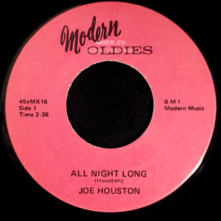 Joe Houston - All Night Long / Time Out side A