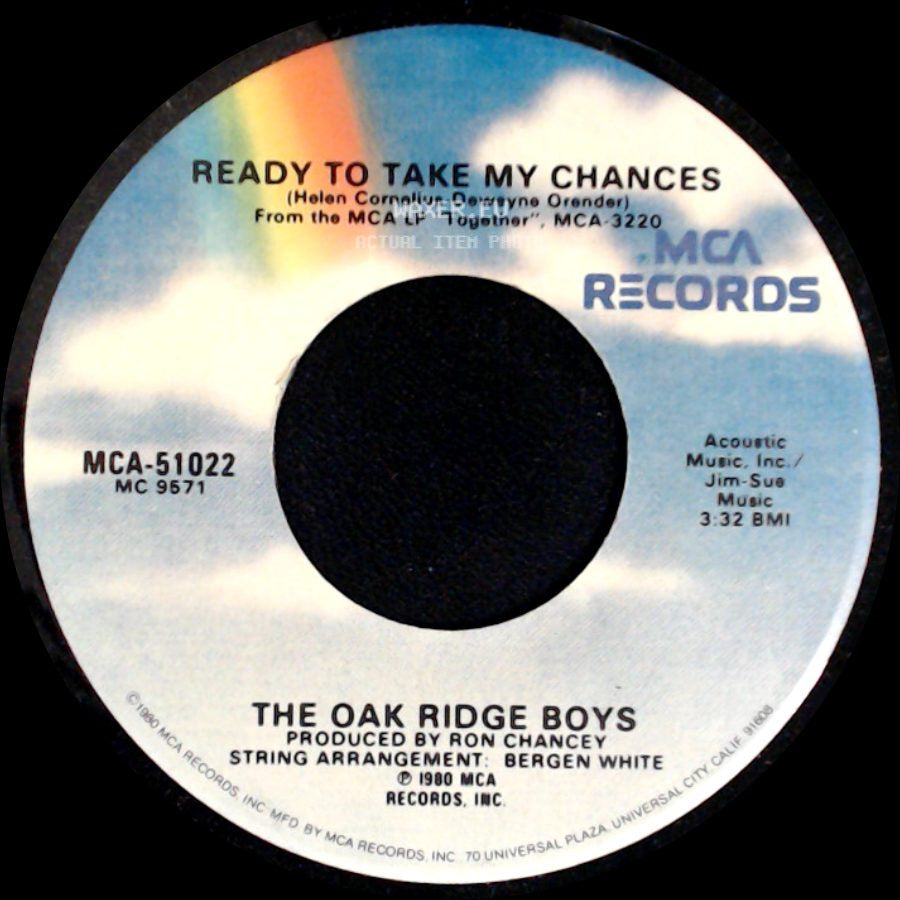 The Oak Ridge Boys - Ready To Take My Chances / Beautiful You side A