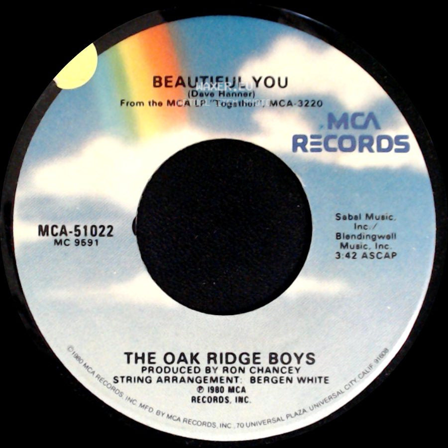 The Oak Ridge Boys - Ready To Take My Chances / Beautiful You side B