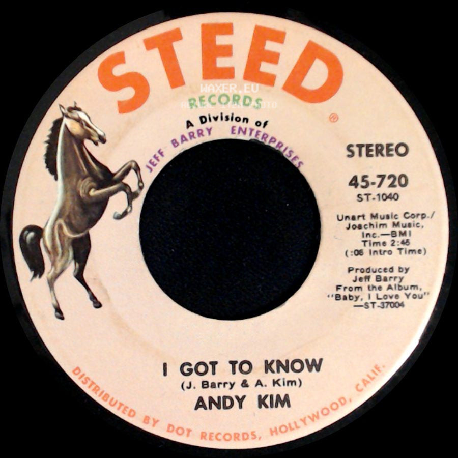 Andy Kim - I Got To Know / So Good Together side A